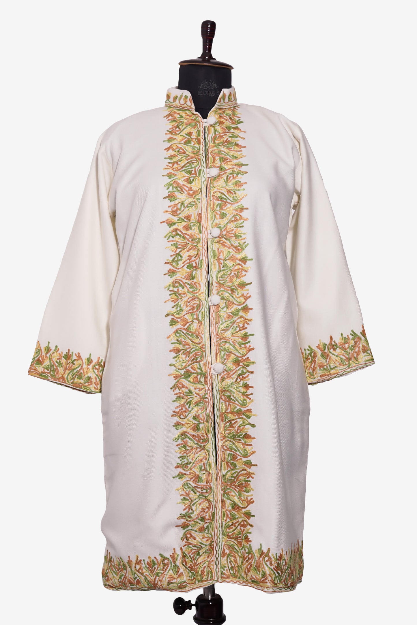 Dewdrop Blossom Jacket with Aari Embroidery