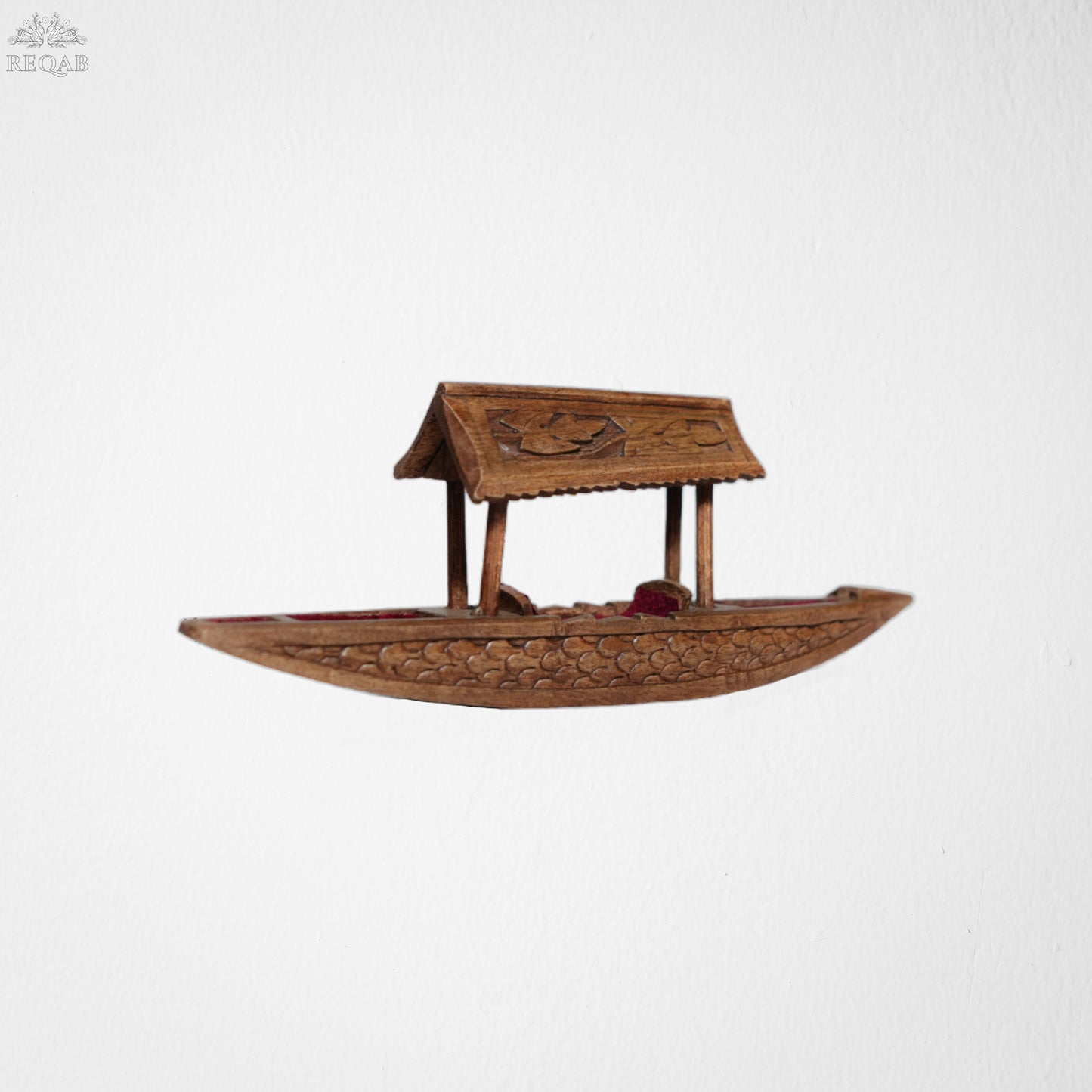 Double Roof Shikara Chinar Carved (Small)
