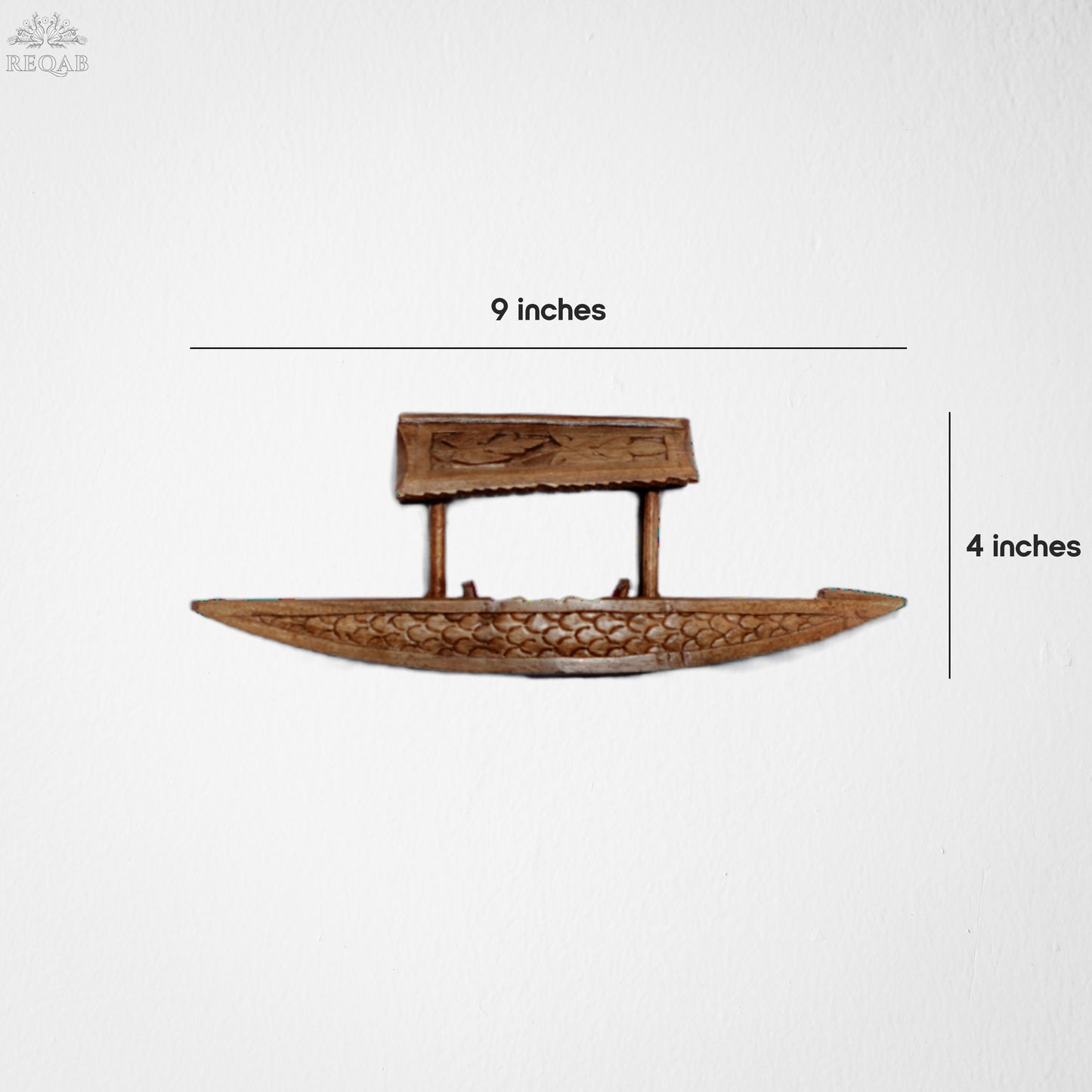 Double Roof Shikara Chinar Carved (Small)
