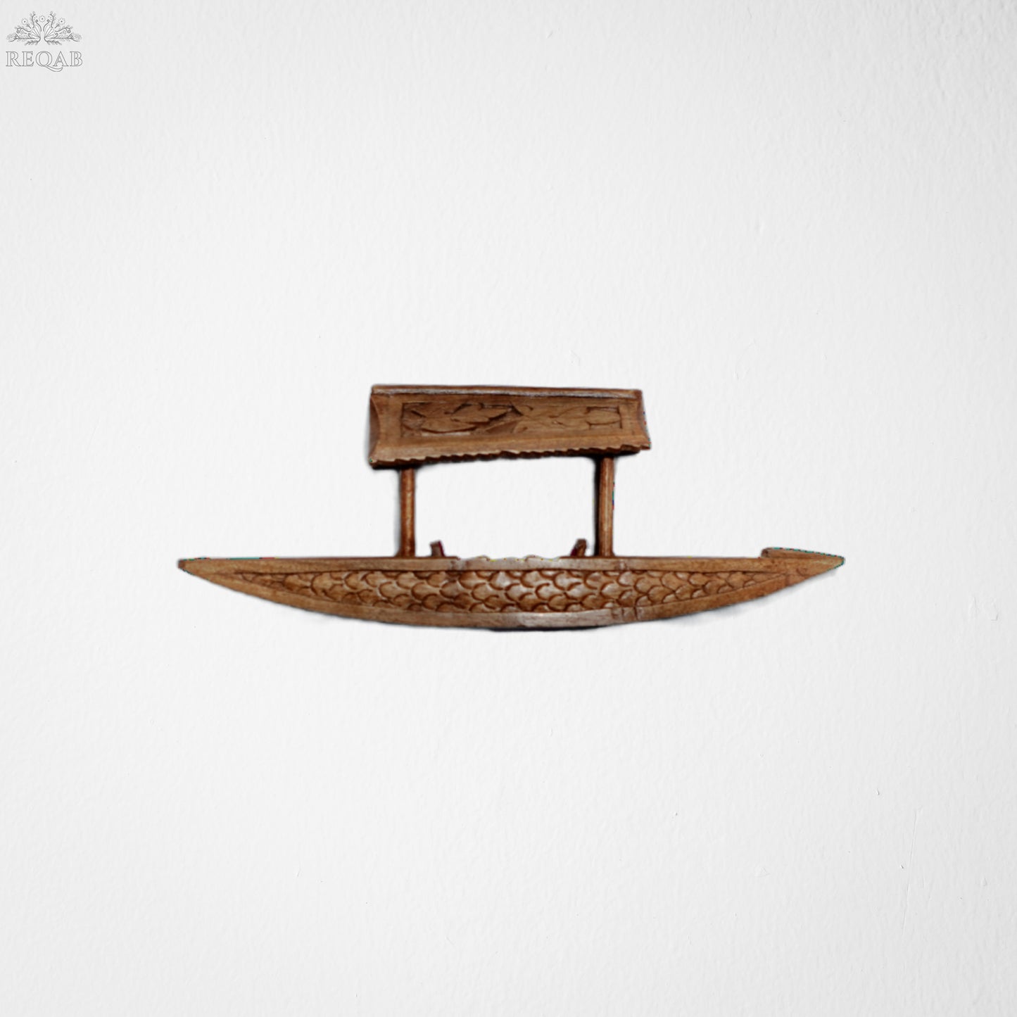 Double Roof Shikara Chinar Carved (Small)