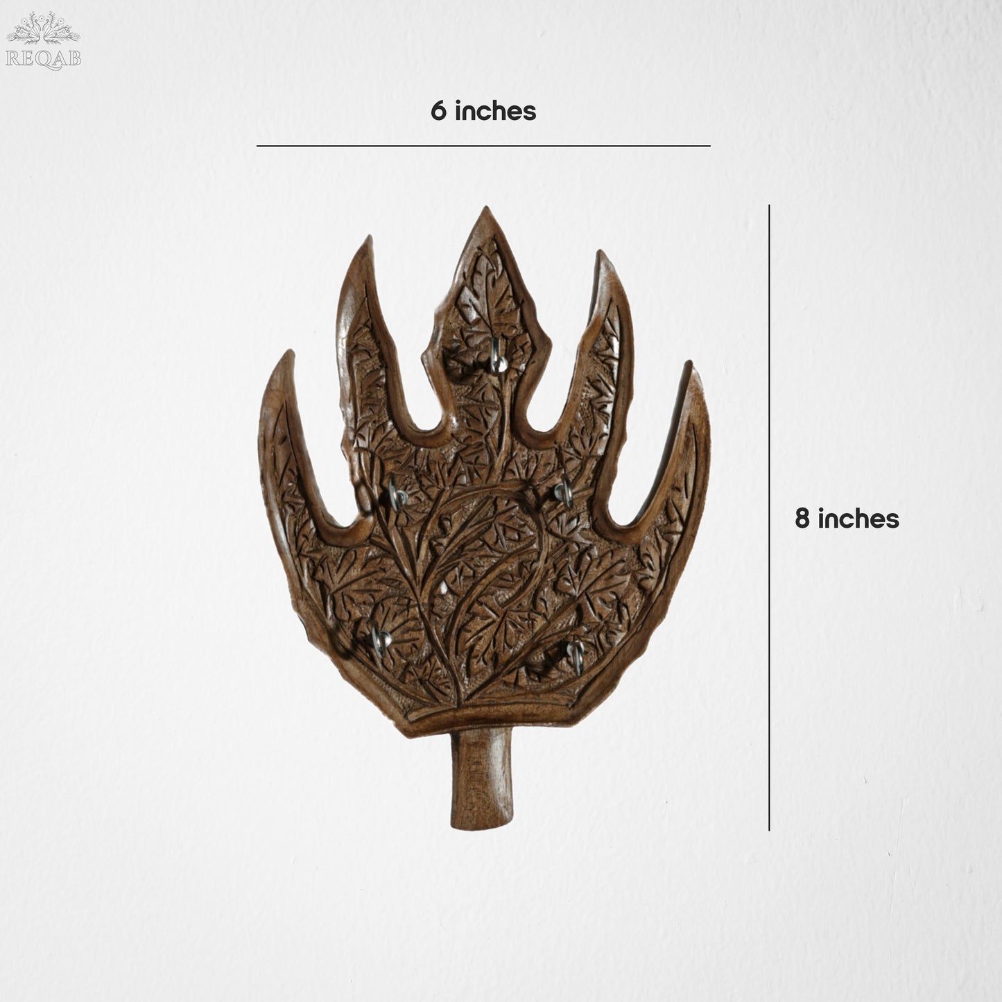 Carved Chinar Key Hanger