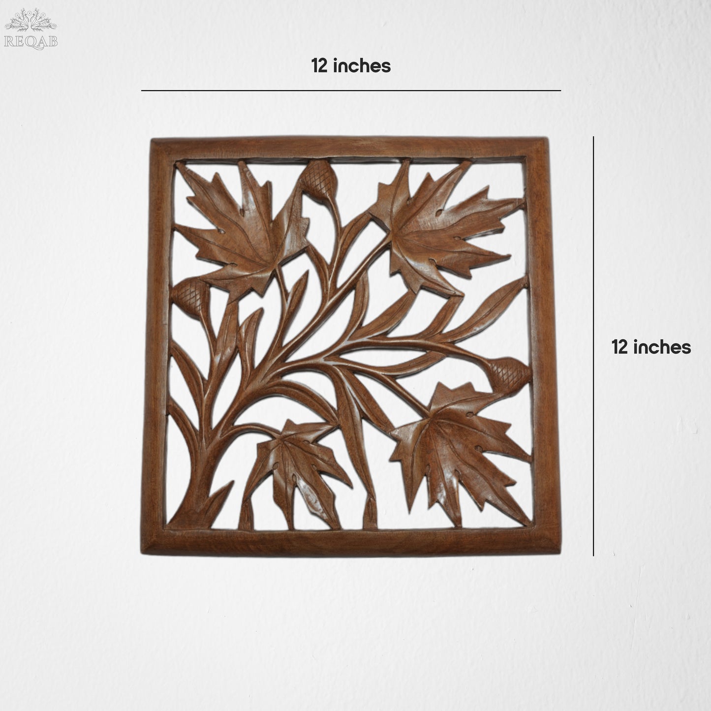 Decorative Square Wall Mount with Chinar Cut Work