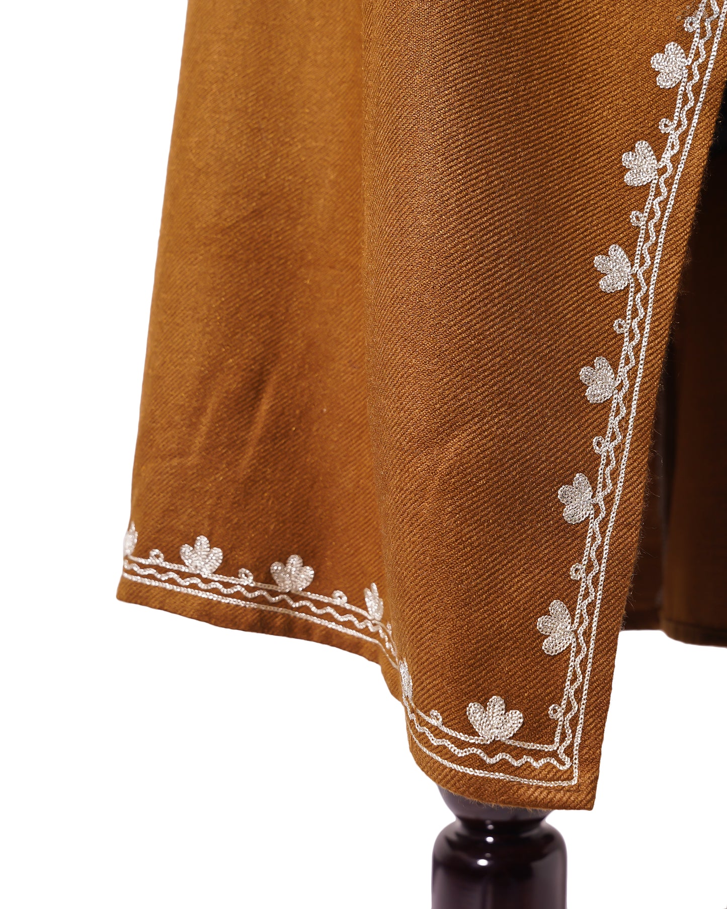 Harvest Soil Pheran with Zari Embroidery
