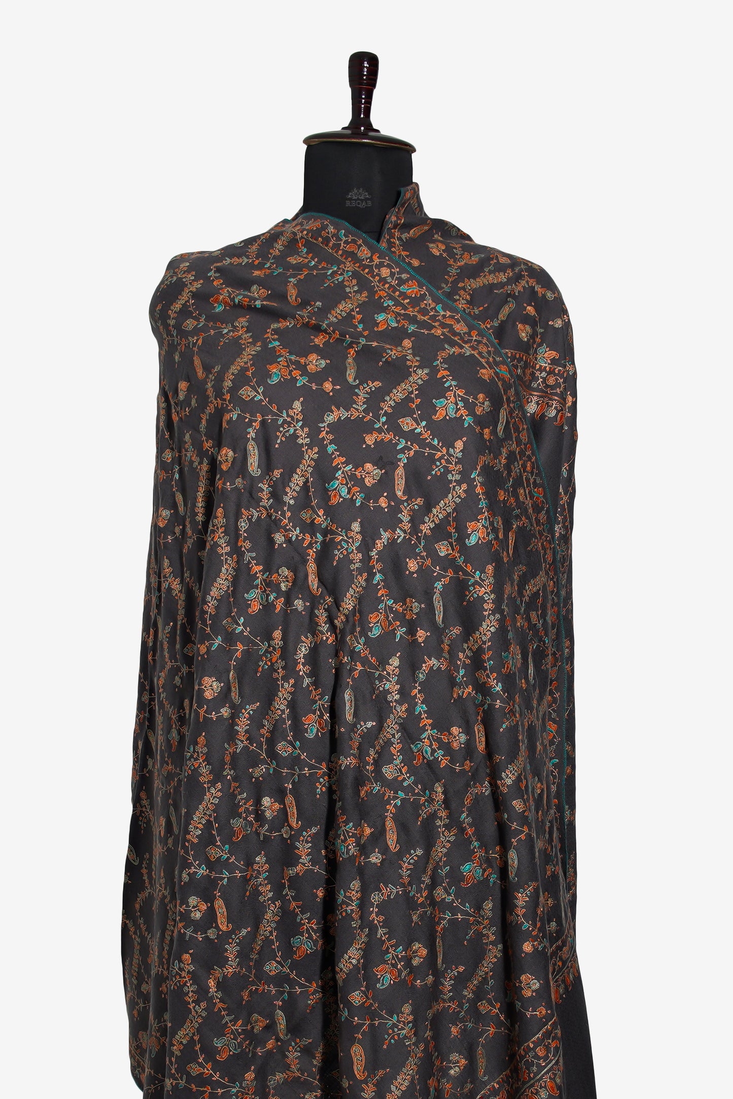 Ship Gray Pashmina Shawl