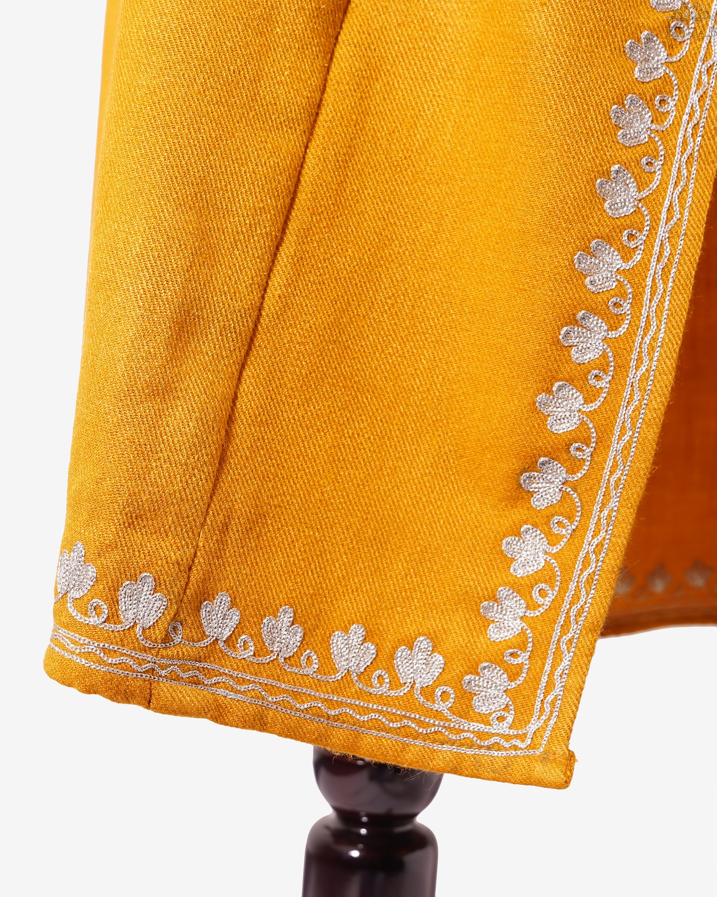 Golden Sunrise Pheran with Zari Embroidery