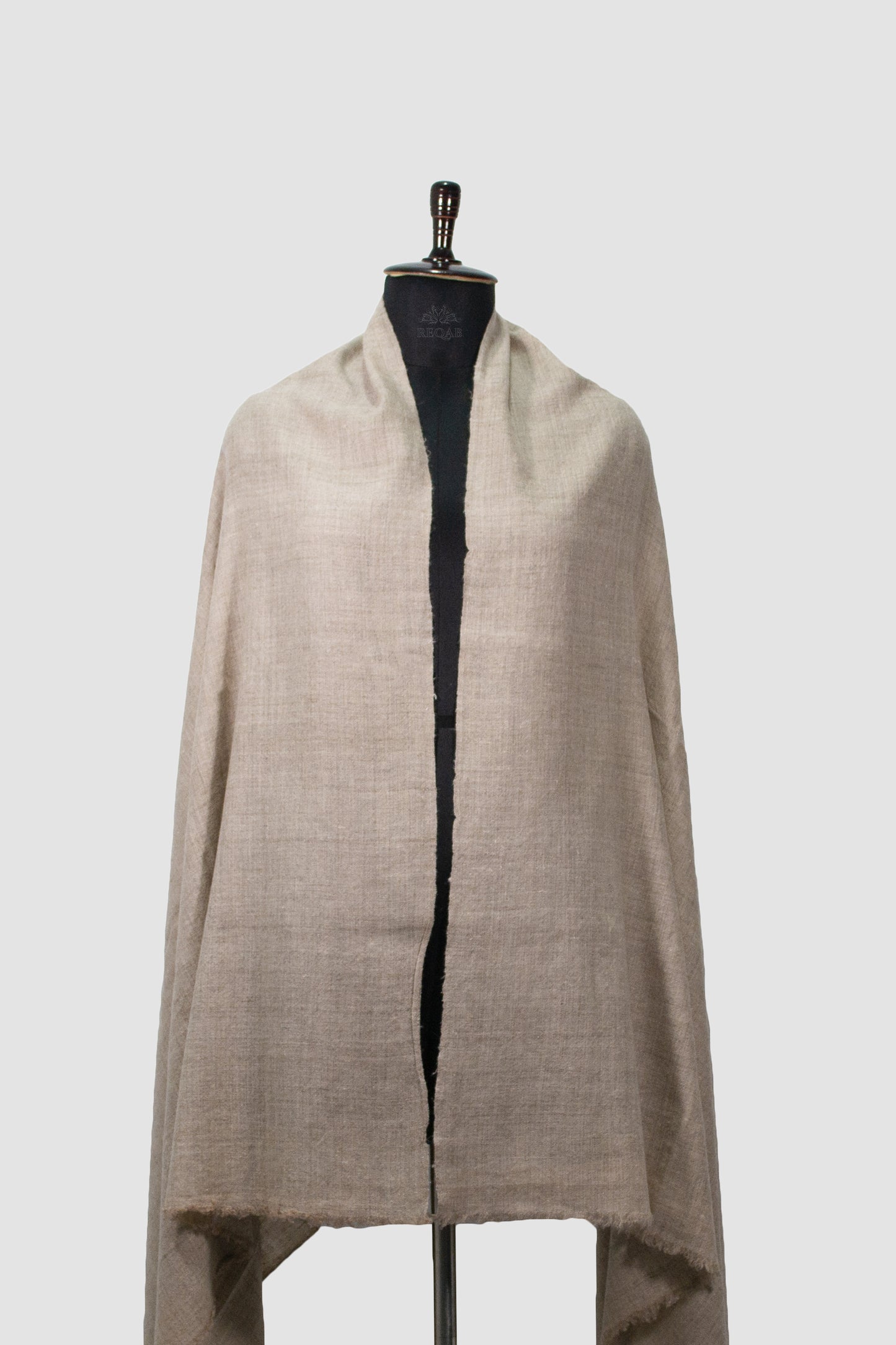 Pale Slate Solid GI Pashmina Shawl