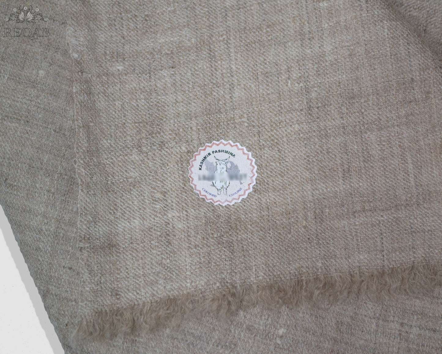 Pale Slate Solid GI Pashmina Shawl