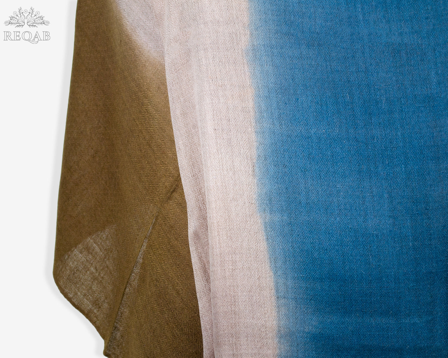 Endeavour, Pearl Bush & Muesli Tri-Tone Pashmina Stole