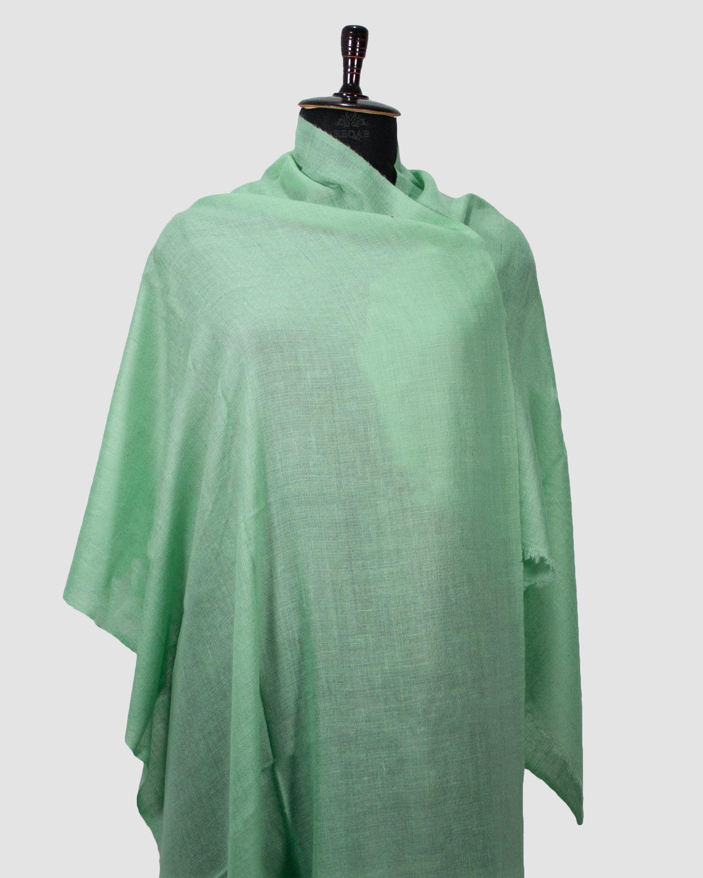 Summer Green Solid Pashmina Stole