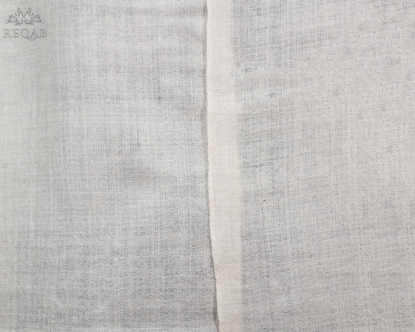 Vista White Solid GI Pashmina Shawl