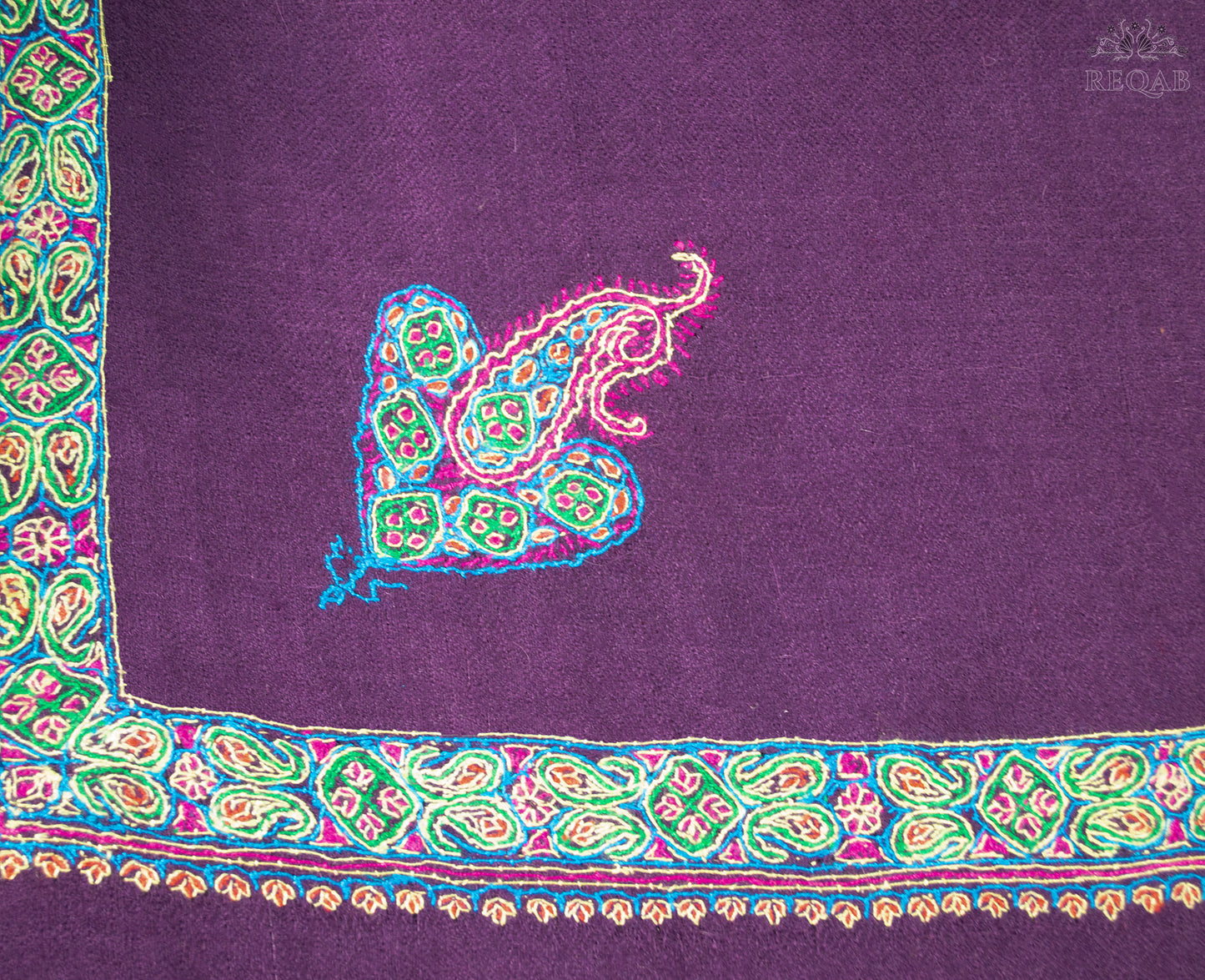 Mulled Wine Hashidar Pashmina Shawl