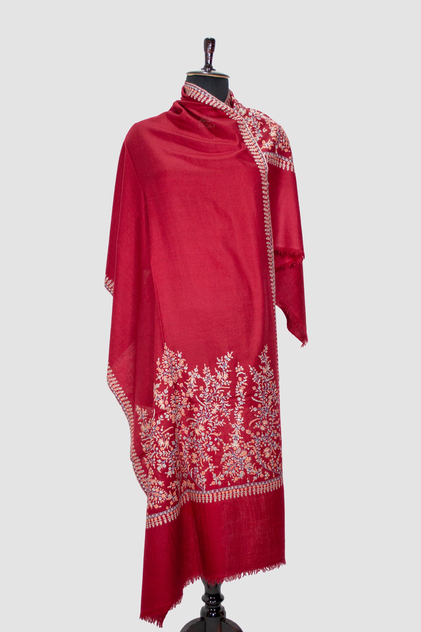 Bordeaux Designdar Palla Pashmina Stole