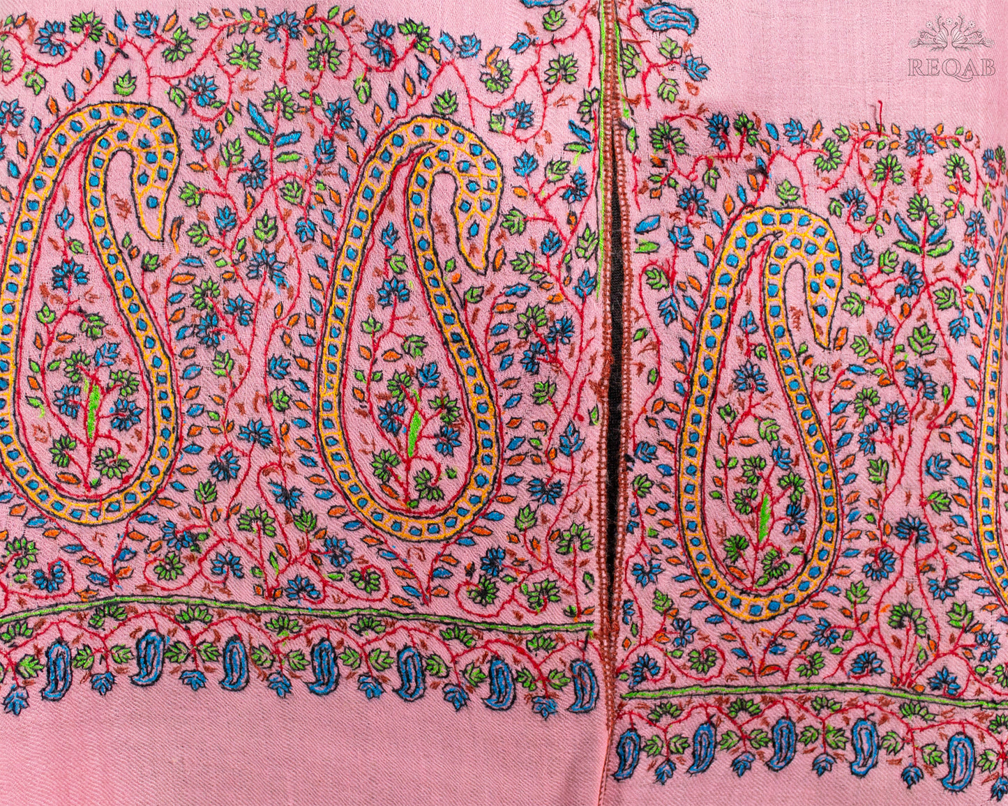 Lavender Pink Palla Pashmina Stole
