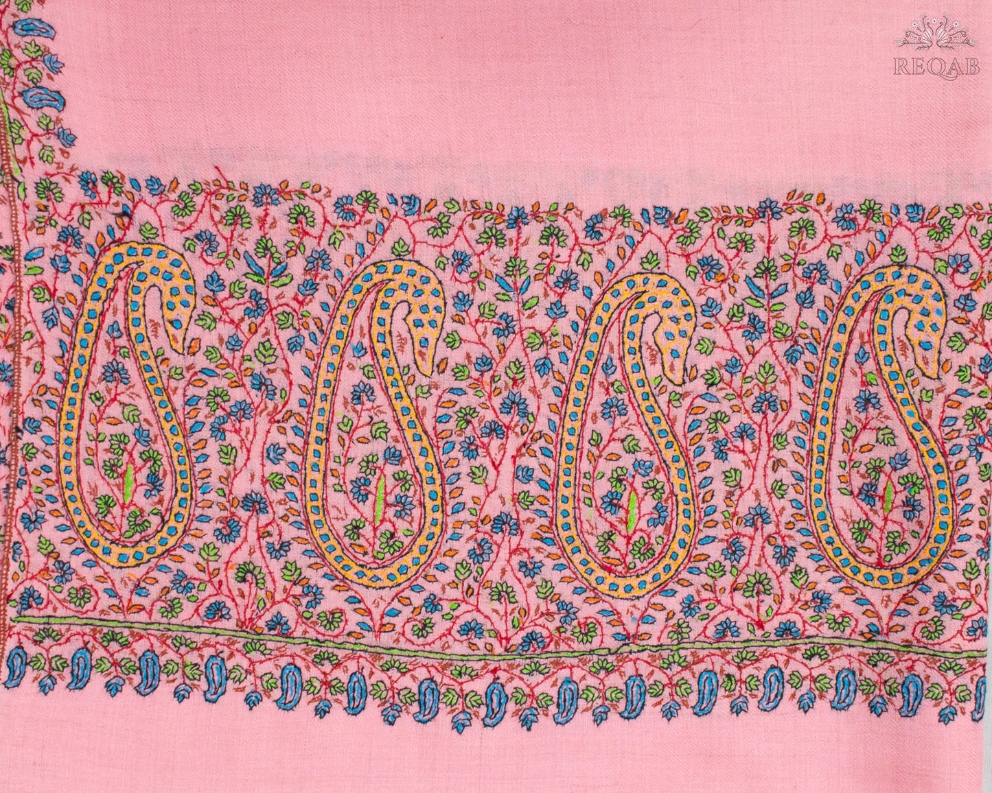 Lavender Pink Palla Pashmina Stole