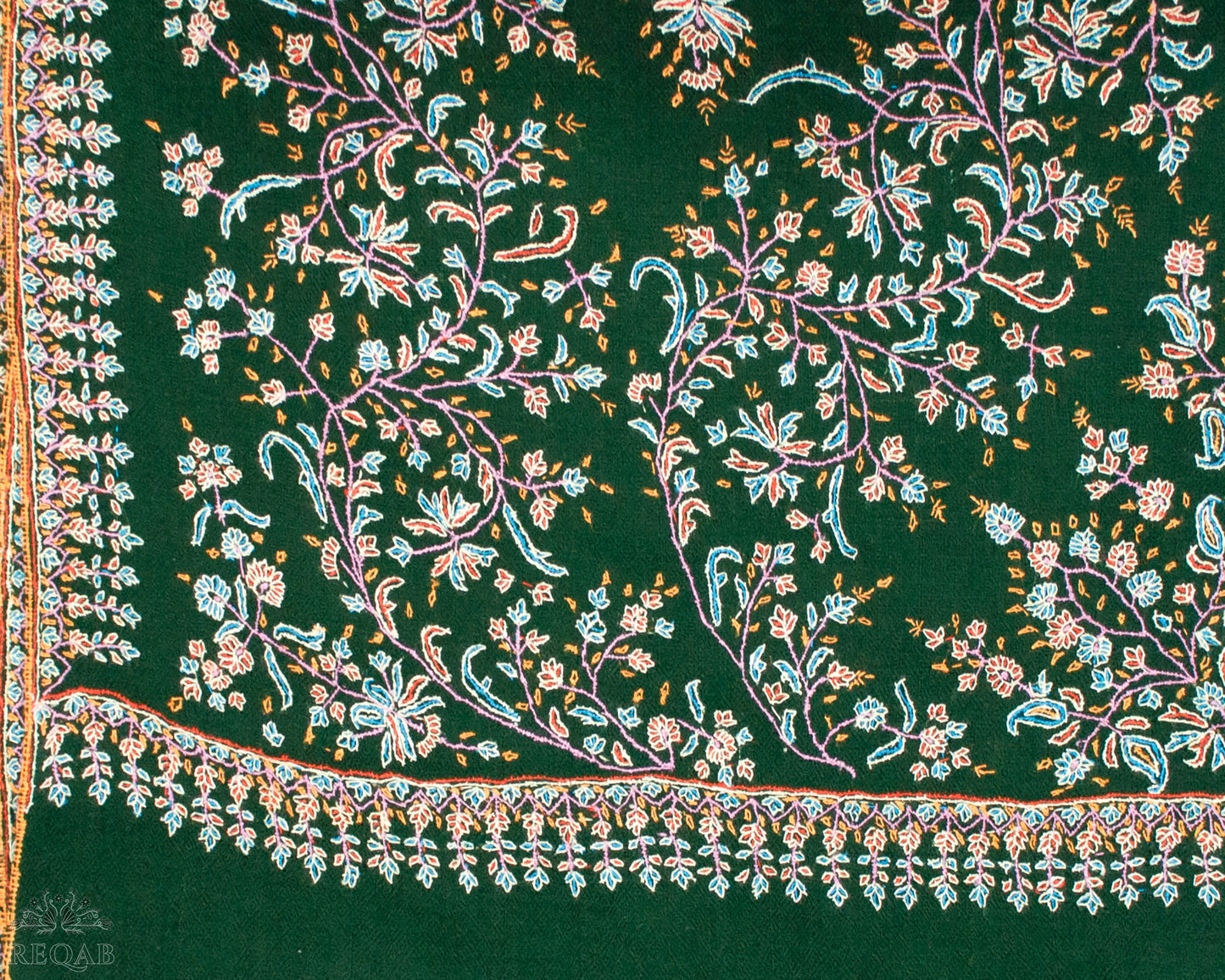 Cyprus Green Palla Pashmina Stole