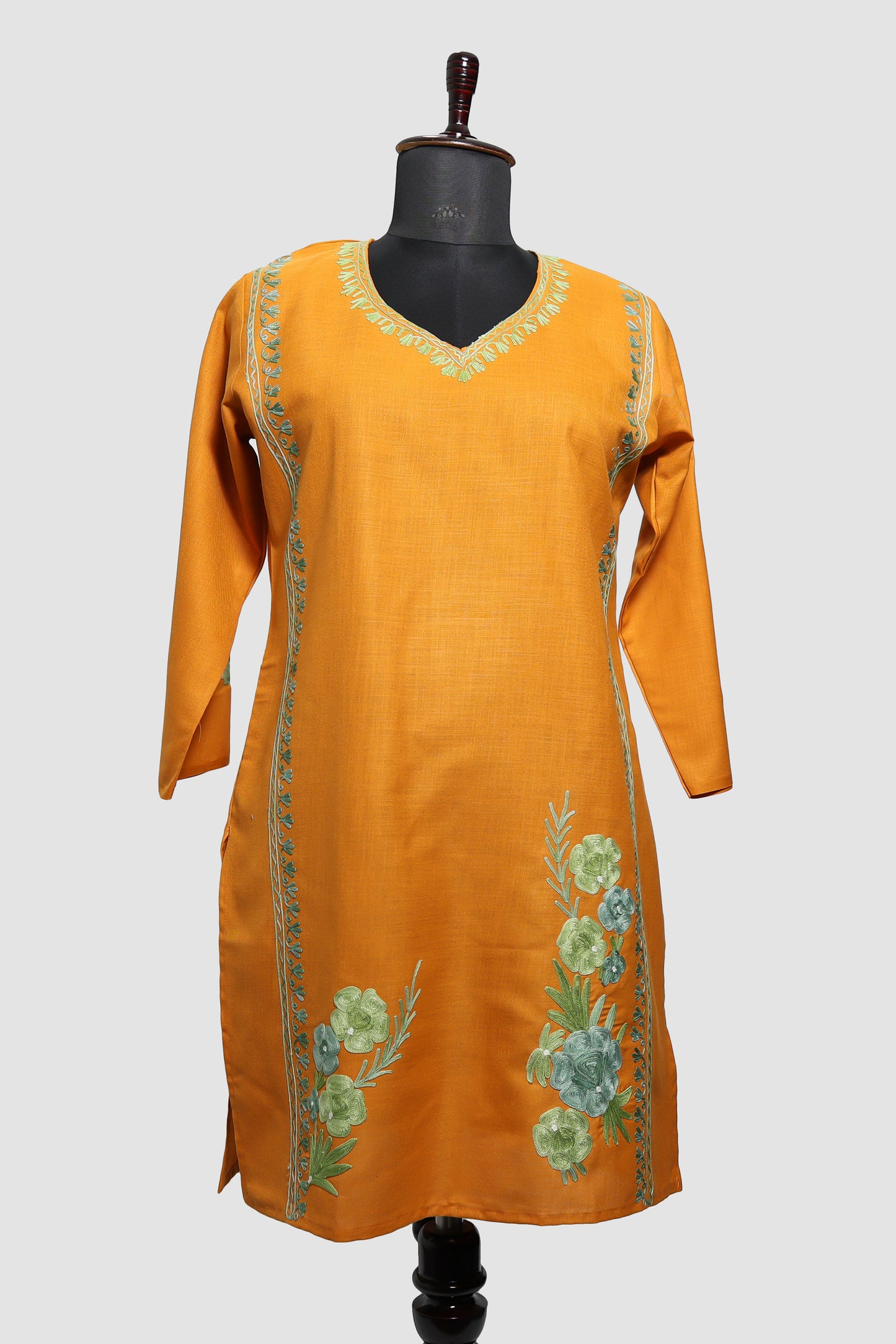 Supernova Ruby Cotton Co-ord Set with Aari Embroidery