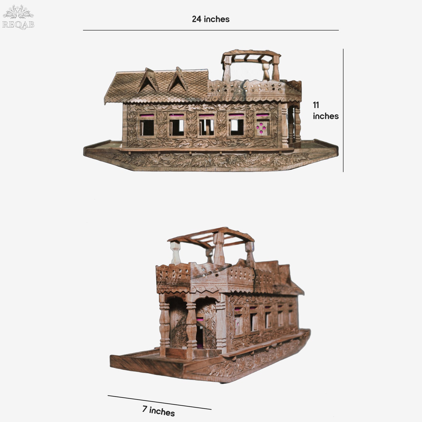 Houseboat Full Carved (Large)
