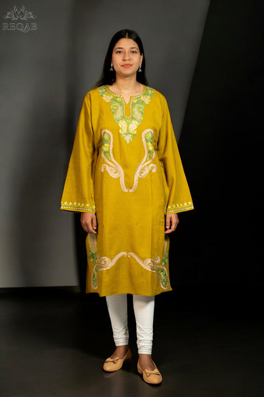 Galliano Pheran with Aari & Zari Embroidery