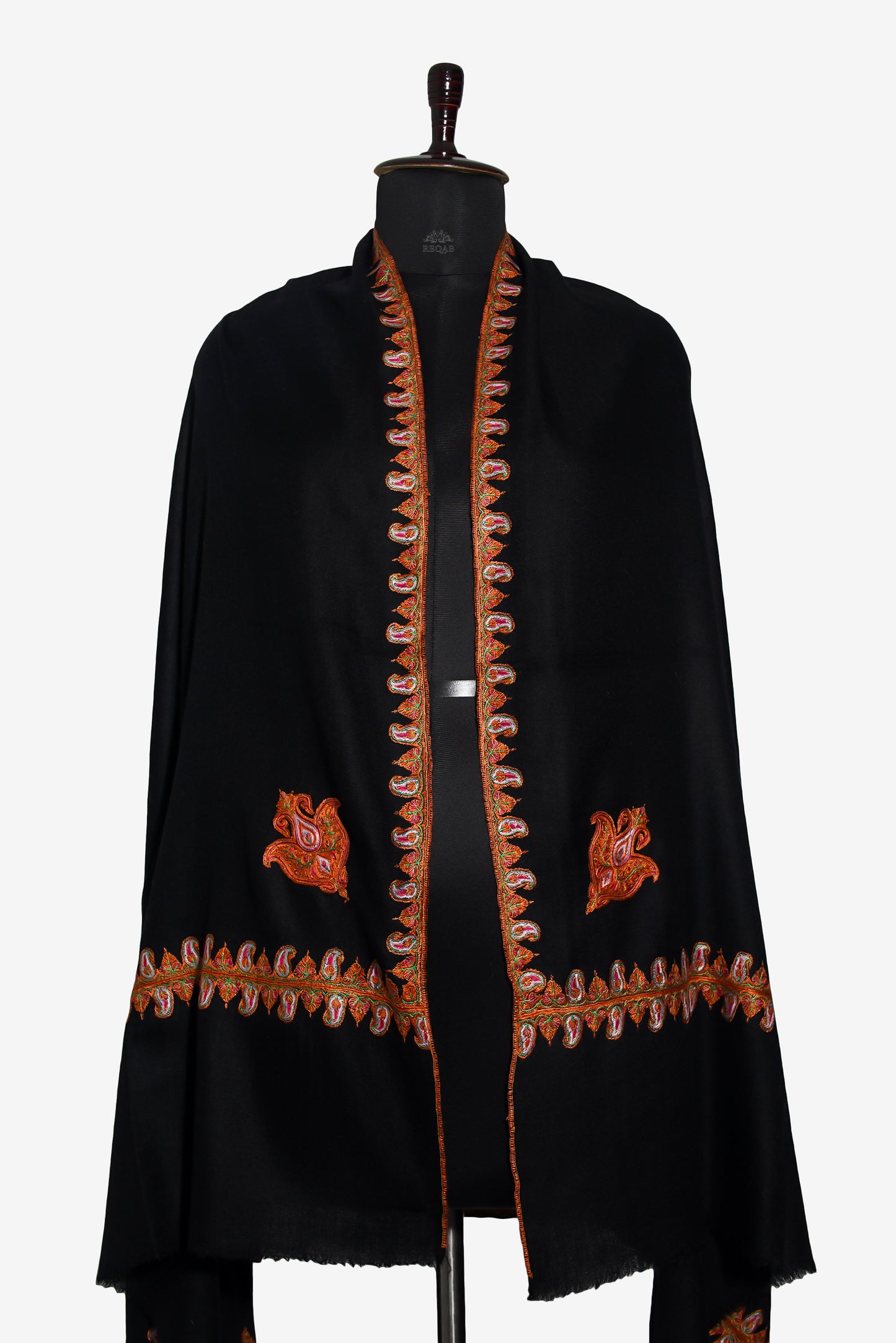 Raisin Black Pashmina Shawl