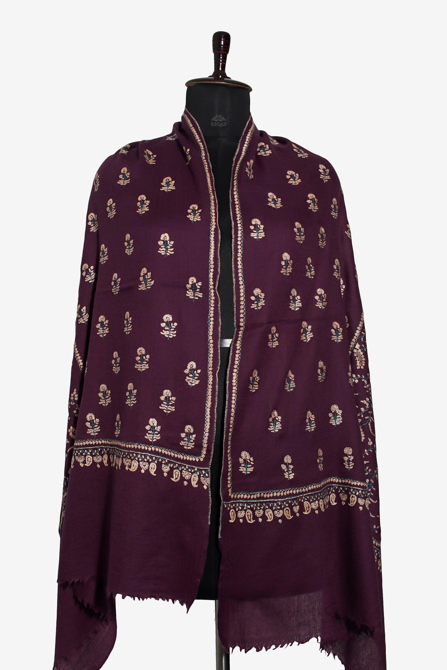 Dusky Rosewood Pashmina Stole