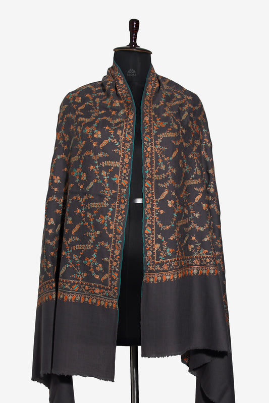 Ship Gray Pashmina Shawl