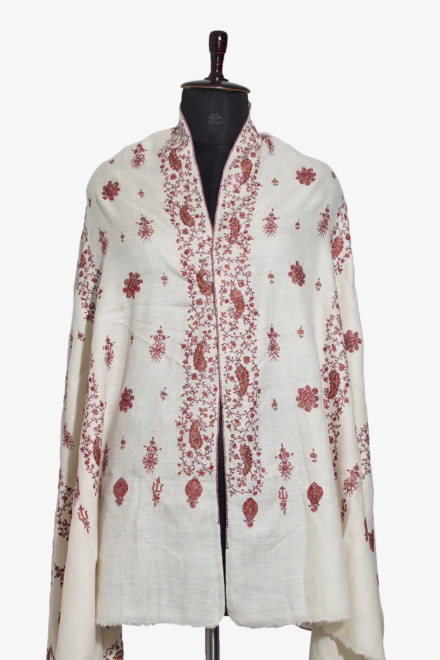 Timberwolf Grey Pashmina Shawl