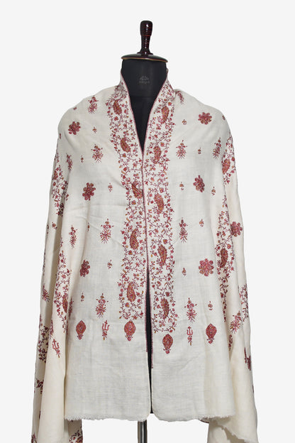 Timberwolf Grey Pashmina Shawl