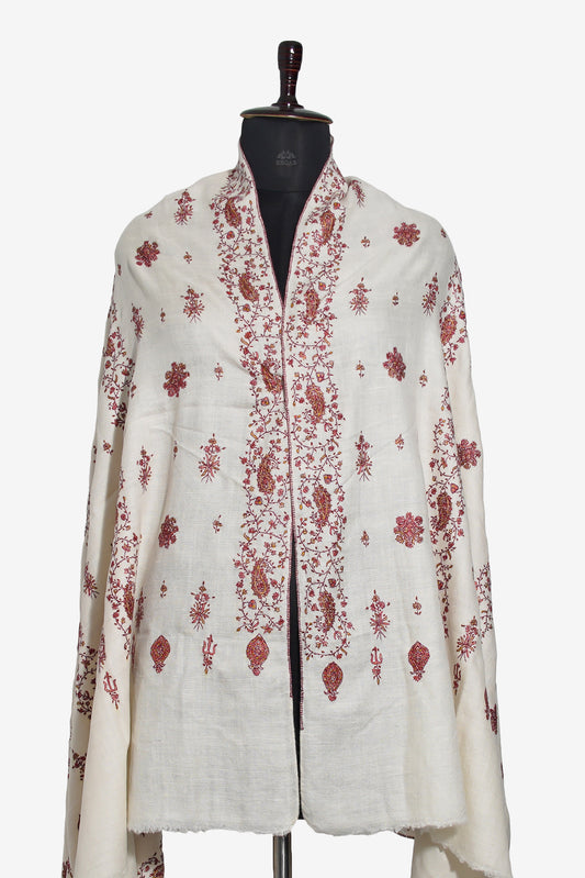 Timberwolf Grey Pashmina Shawl