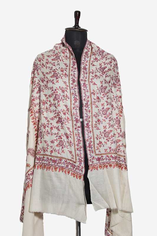 Silver Cloud Pashmina Shawl