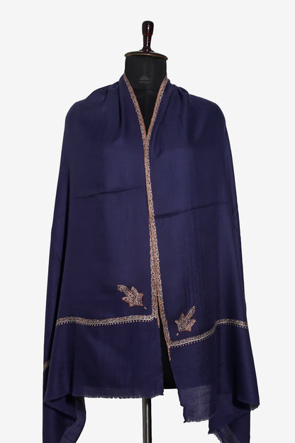Moonlit Indigo Pashmina Stole