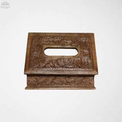 Tissue Box Full Carved