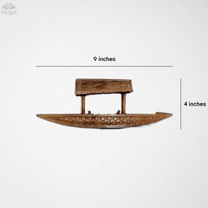 Double Roof Shikara Chinar Carved (Small)