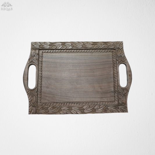 Tray with Chinar Work On Border