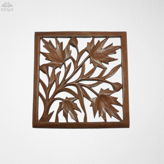 Decorative Square Wall Mount with Chinar Cut Work