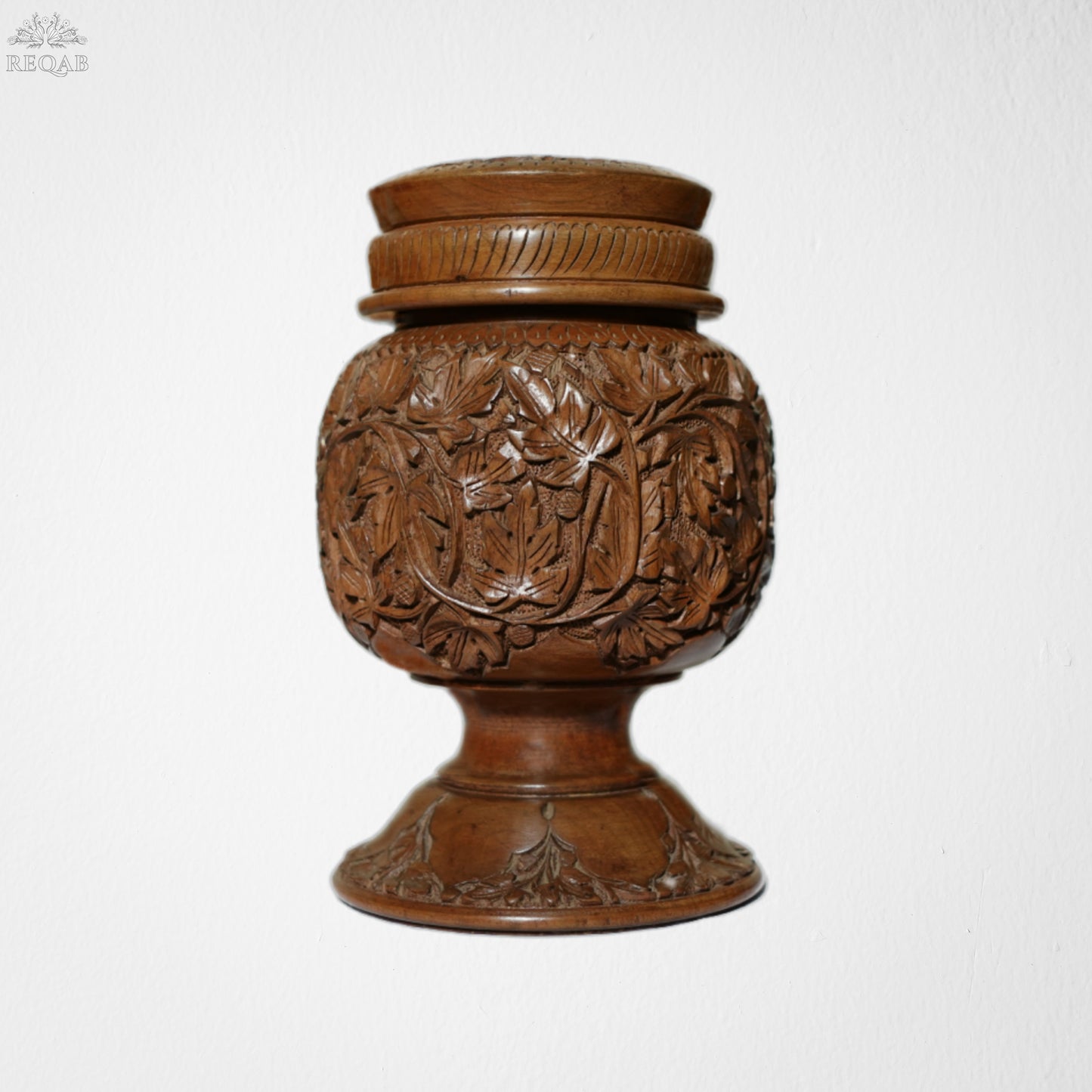 Carved Biscuit Jar