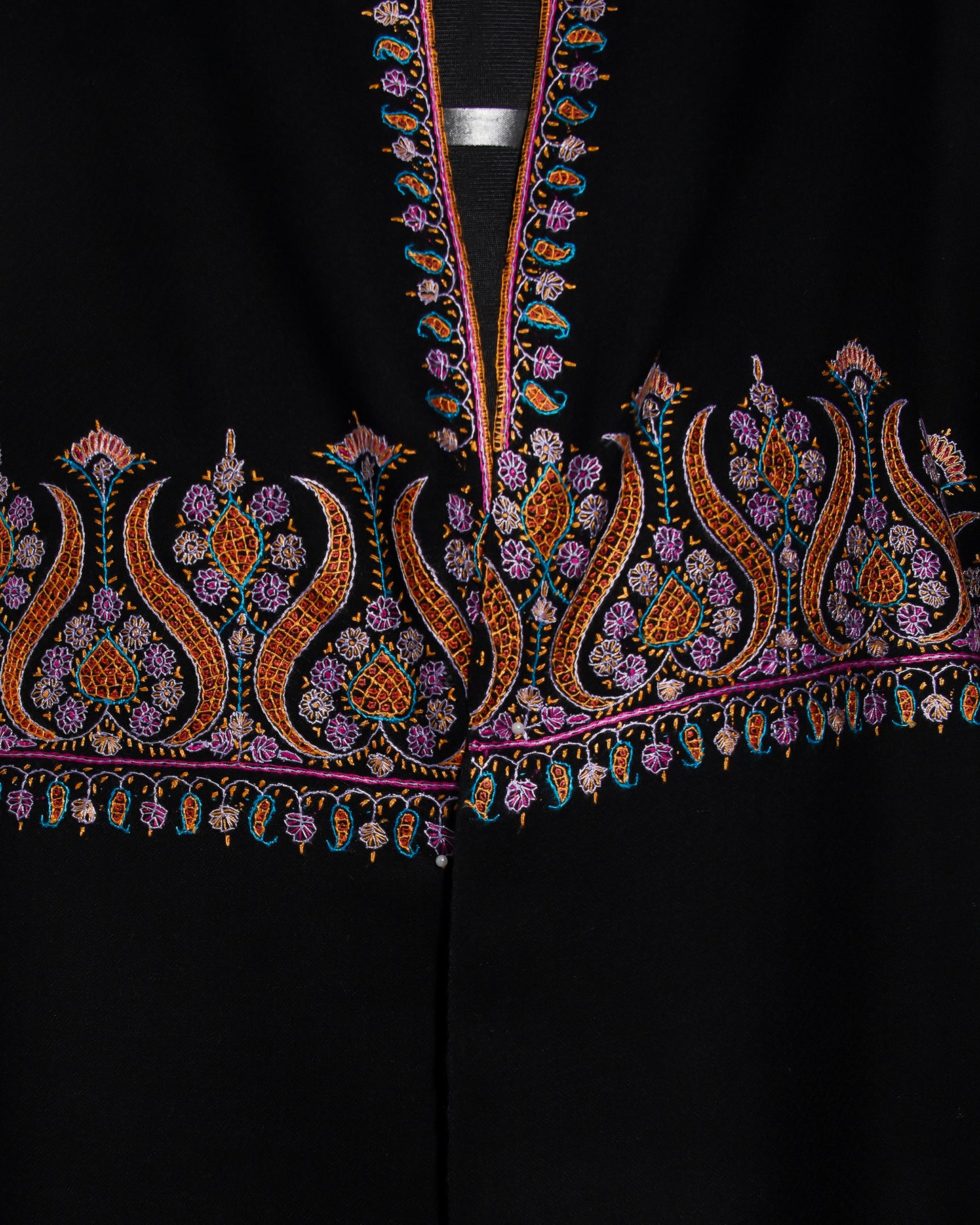 Smoky Black Pashmina Shawl