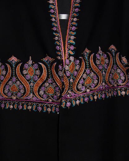 Smoky Black Pashmina Shawl