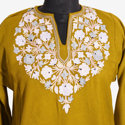 Pirate Gold Pheran with Aari Embroidery