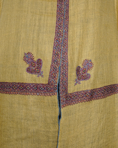 Camel Husk GI Pashmina Shawl