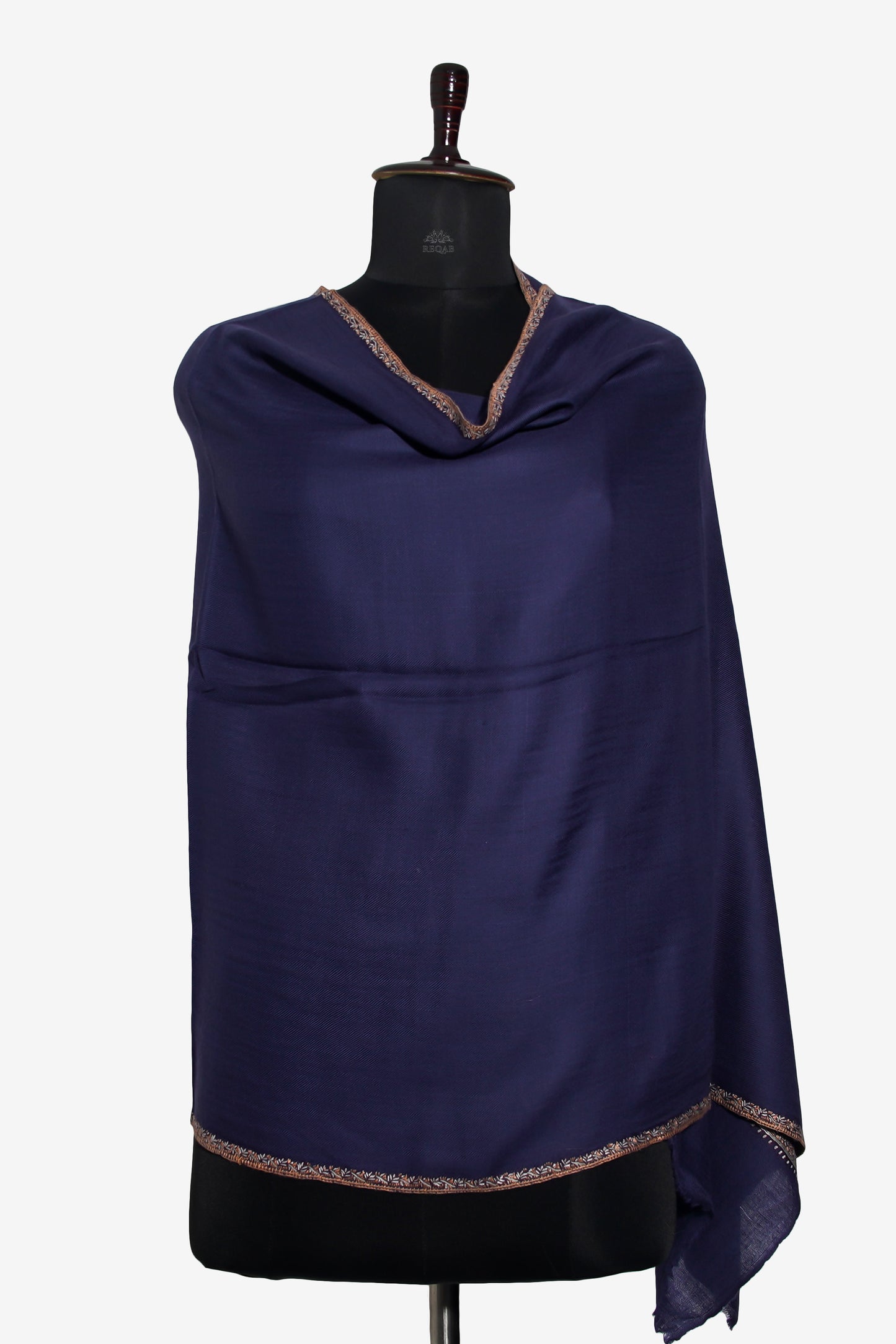 Moonlit Indigo Pashmina Stole