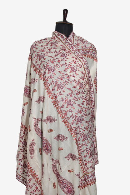 Silver Cloud Pashmina Shawl