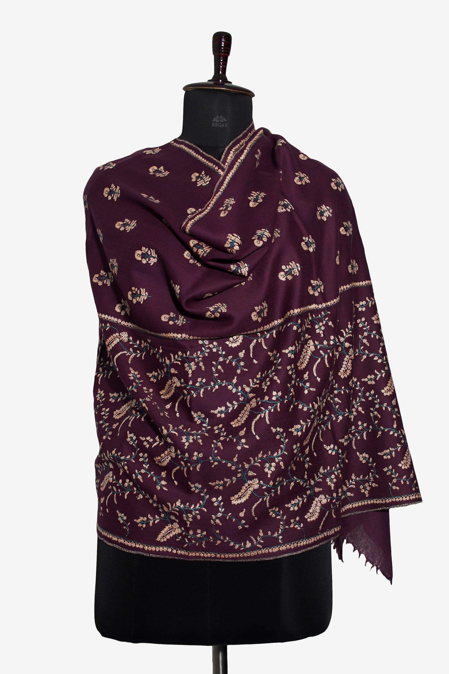 Dusky Rosewood Pashmina Stole