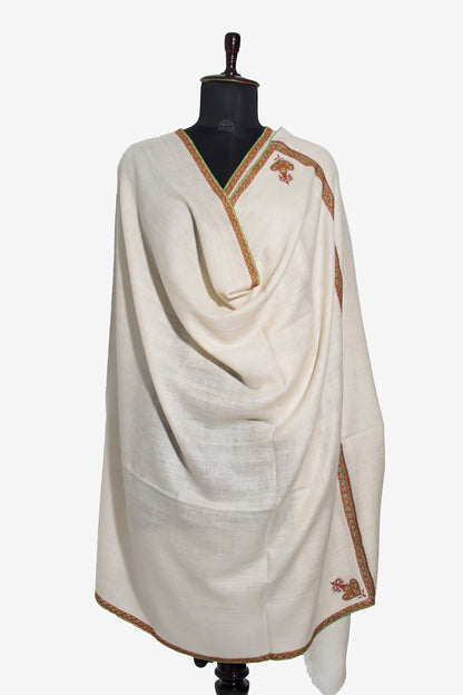 Pale Silver GI Pashmina Shawl