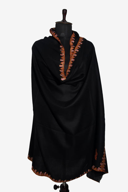 Raisin Black Pashmina Shawl