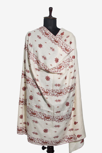 Timberwolf Grey Pashmina Shawl