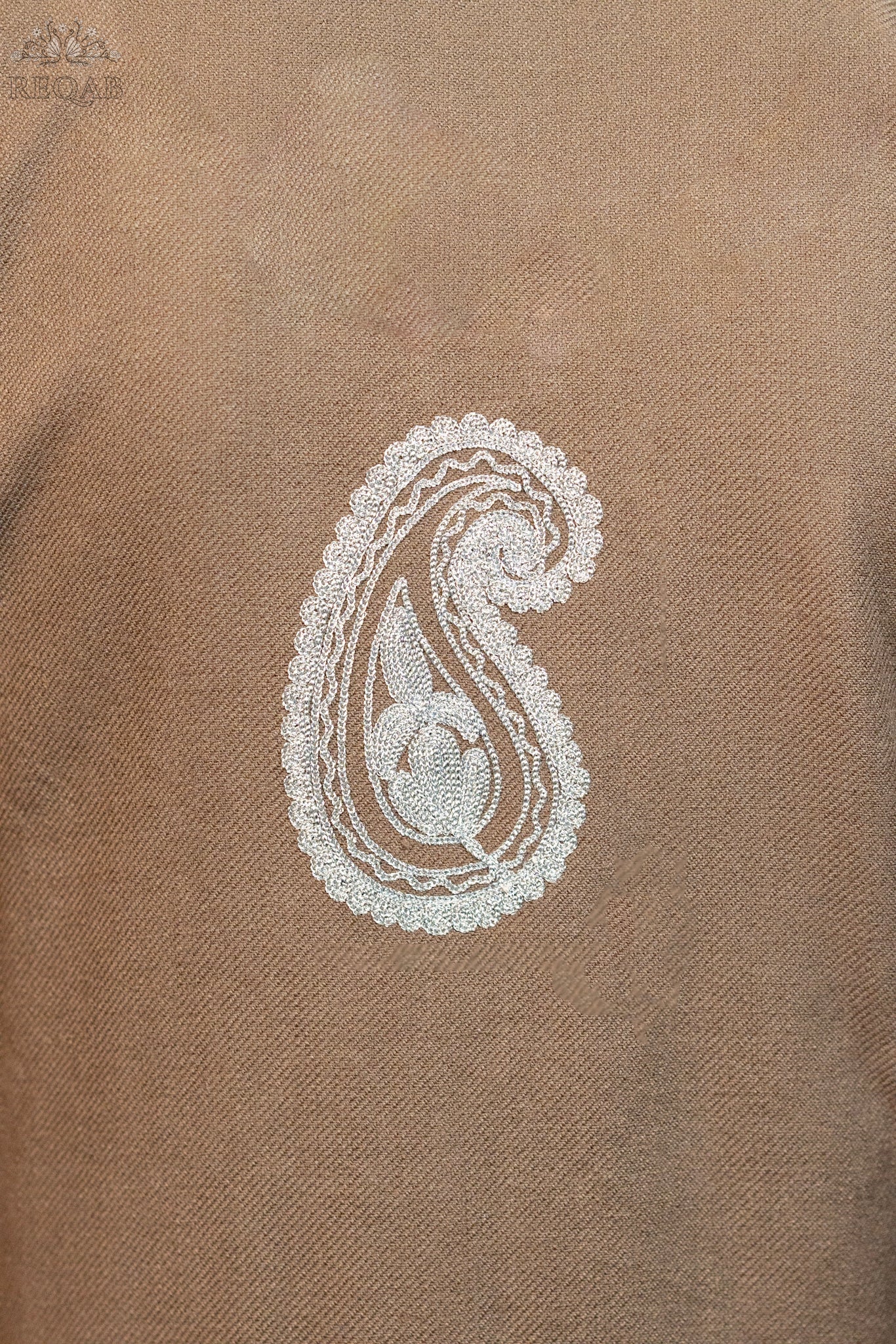 Pine Cone Pheran with Zari Embroidery