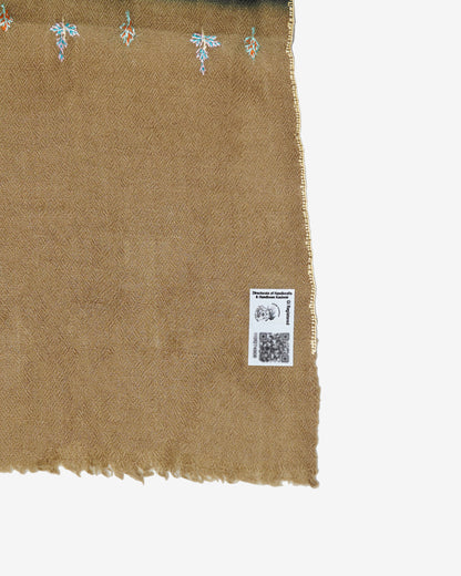 Coffee on Woodsmoke GI Pashmina Shawl