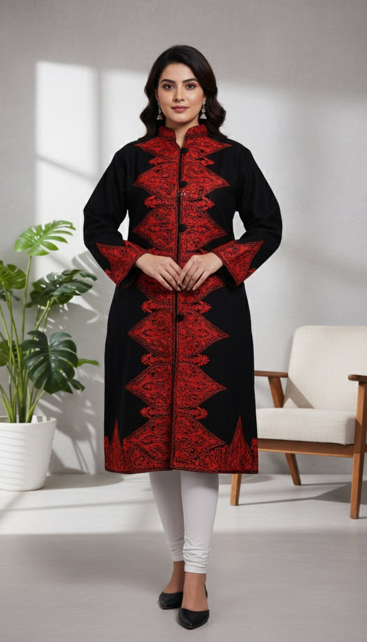 Twilight Grove Jacket with Aari Embroidery