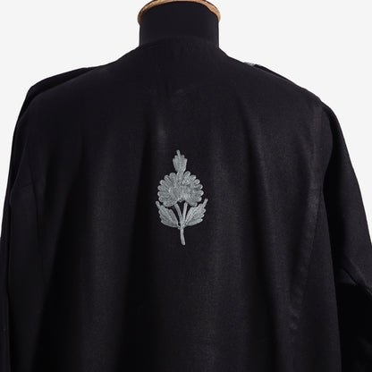 Twilight Mist Pheran with Aari Embroidery