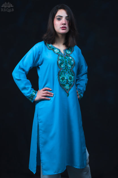 Medium Turquoise Summer Cool Kurti